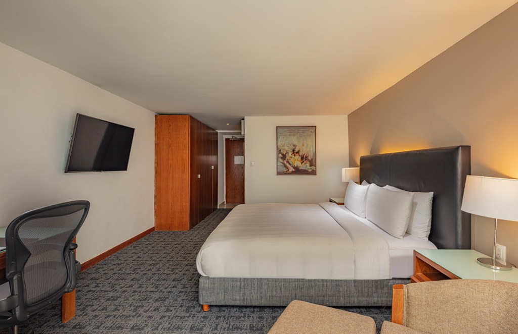 La habitación Club Clásica es una suite de lujo en Puebla