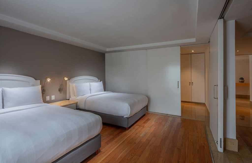 Hotel de lujo en Puebla con suites de dos camas